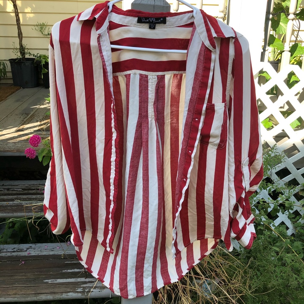 Flowy button up